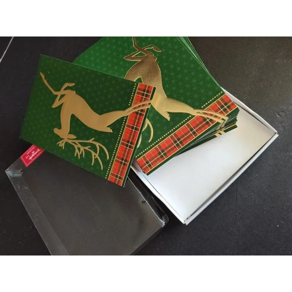 100 pcs Christmas holidays cards and envelopes postcards